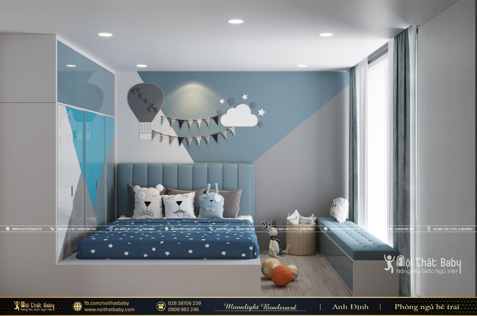 Tổng hợp các mẫu thiết kế nội thất chung cư Moonlight Boulevard